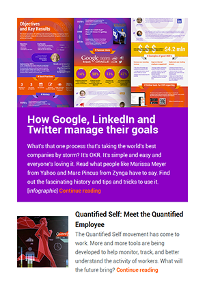 Weekdone Newsletter