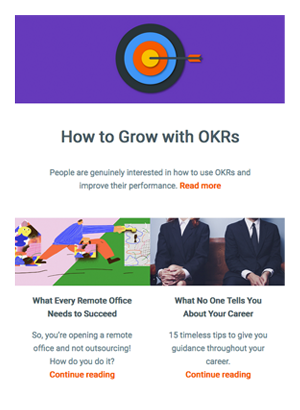 Weekdone Newsletter